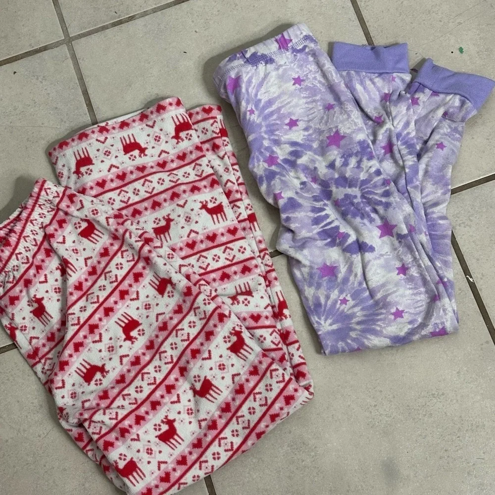 Carter’s Girls‎ Kids Pajama Comfy Winter Bottom pants Christmas size 8